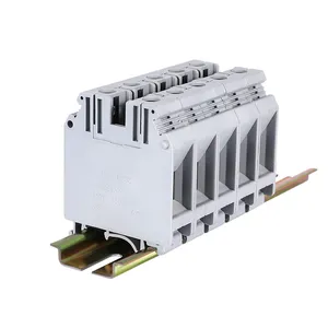 UK 35 800V 125A 18-0AWG Screw Connection Testing Din Rail Terminal Block
