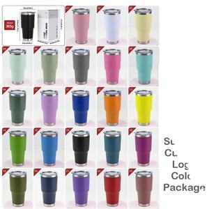 Gobelets isothermes en acier inoxydable à double paroi avec logo personnalisé, revêtement poudré, pour café, 30 oz et 20 oz, pour voyage et voiture - Product Image 3