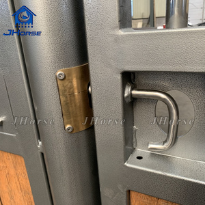 스테인레스 스틸 프레임 승마 대나무 말 마구간 판매용 정문 - Product Image 5