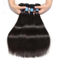Cabello Humano Liso Brasileño al por Mayor, Doble Trama, Barato, Cabello Virgen Liso Brasileño, Paquetes de Cabello Humano Liso Brasileño