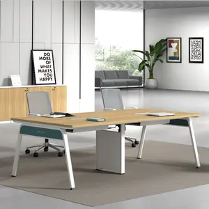 Schreibtischrahmen Sitz-Steh-Home-Office Schreibtisch Basisarbeitsstationen 6 Personen Büromöbel Bein