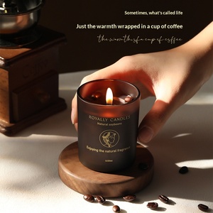 Coffret Cadeau Bougie Parfumée au Café – Luxe Longue Durée pour Chambre, Mariage, Anniversaire – Vente en Gros Personnalisée - Product Image 3