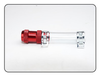 Soupape de respiration pour réservoir d'essence, pour Enduro, tout-terrain, ATV, scooter, quad, moto, tube de ventilation avec collier de serrage, 7 couleurs