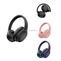 Auriculares Inalámbricos con Graves Profundos y Cancelación Activa de Ruido (ANC), Auriculares Supraaurales Plegables con Baja Latencia y Batería de Larga Duración