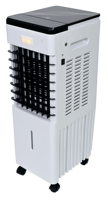 Refroidisseur d'air portable avec lumière, alimentation par batterie/électricité DC, faible bruit, économie d'énergie, pour le bureau et la maison