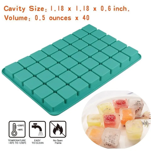 Ustensiles de cuisine personnalisés en silicone de qualité alimentaire, sans BPA, écologiques, pour gâteaux, moules pour biscuits, chocolat, truffes, vente chaude à prix avantageux - Product Image 3