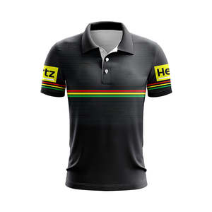 Ensemble Maillot et Short de Rugby NRL 2026 pour Homme – Tenue Formelle Respirante en Tricot avec Capuche Imprimée Équipe Pathers - Product Image 1