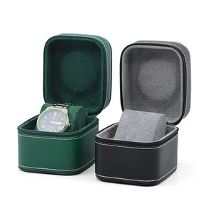 Boîte de rangement pour montres en PU, boîte de présentation, étui de voyage portable pour montres, protection contre les chutes pendant le <span class=keywords><strong>transport</strong></span>. - Product Image 4