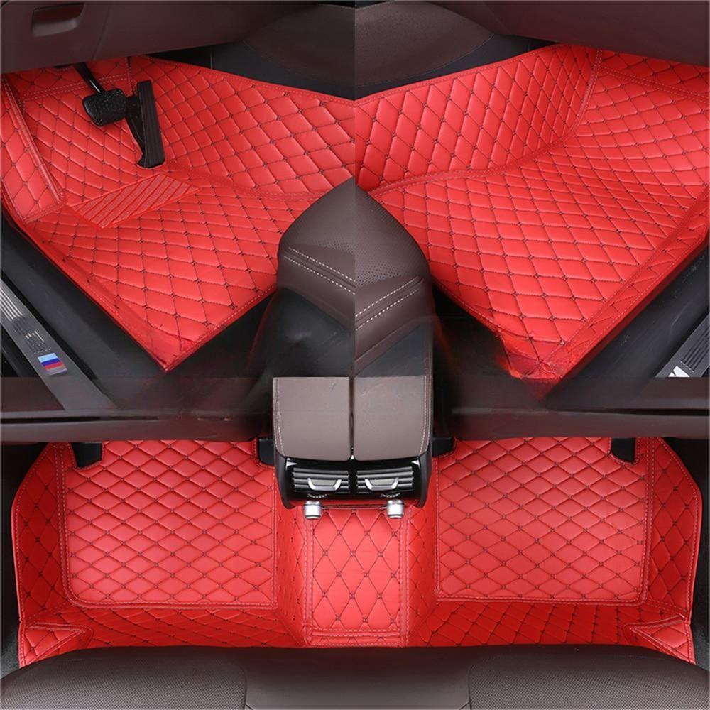 3D коврик для ног, коврик для ног, полный комплект, кожаные Коврики для ног для автомобиля, съемные автомобильные коврики