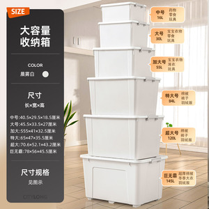 Xitianlong Storage <b>Box</b> <b>Large</b> Capacity Clothing Organizer Solid Color Rectangle Standing Type 6320 - Product Image 3