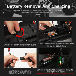 45 Km/H <span class=keywords><strong>RC</strong></span> Xe <span class=keywords><strong>1</strong></span>/<span class=keywords><strong>8</strong></span> Quy Mô Lốp Đá Bánh Xích Xe Tải Sở Thích Cấp Tốc Độ Cao Xe <span class=keywords><strong>RC</strong></span> Xe - Product Image 3