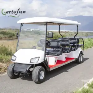 Colore personalizzato 8 passeggeri elettrico Golf Cart navetta per la vendita