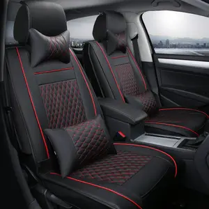 Uto-funda de asiento de cuero para coche, cubierta de asiento de pavo baleno XS con costuras de diamante para BMW F10 F30