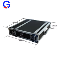 Flight Case 1U 1.5U 2U pour processeur vidéo d'affichage LED compatible avec Novastar VX1000 VX600 VX400 MCTRL600
