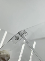 Vitrine personnalisée éclairée par LED en acrylique de qualité supérieure-Boîte transparente avec éclairage intégré pour objets de collection