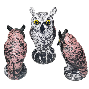Mô hình cú giả 3D sống động như thật, chất liệu nhựa, dùng để xua đuổi chim, trang trí sân vườn, phụ kiện săn bắn ngoài trời, tượng cú giống thật, bán trực tiếp từ nhà máy - Product Image 4