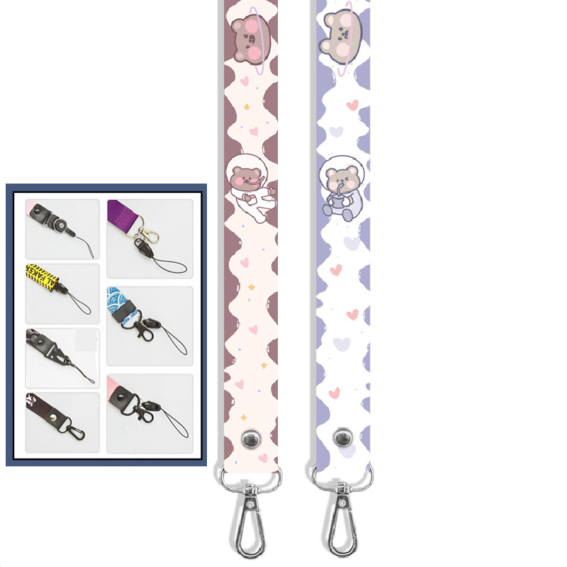 Polyester lanyards with logo custom Width for size 2.5cm*150cm Adjustable length Free design Neck strap