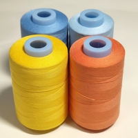 Fil à coudre en polyester haute ténacité 40s/2, fil filé, 5000 yards, pour machine à coudre industrielle, broderie