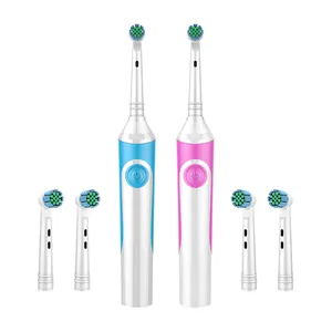 Rechargeable IPX7 Waterproof Rotation Oscaillation Electric toothbrush for Adult