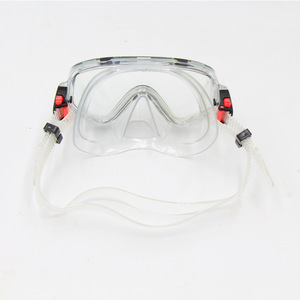 Máscara de buceo con una ventana y lente de vidrio templado para snorkel y deportes acuáticos, material de PVC - Product Image 4