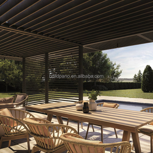 Anpassbarer moderner <span class=keywords><strong>Garten</strong></span> Aluminium legierung Pergola Hochwertiger wasserdichter Pavillon Sonnenschirm Außen pavillon - Product Image 6