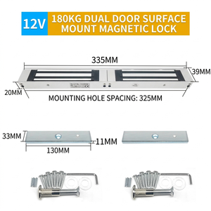 280KG Tek Kapılı Elektromanyetik Kilit <span class=keywords><strong>12V</strong></span> DC Erişim Kontrolü Metal ve Ahşap Kapılar için Manyetik Kapı Kilidi - Product Image 6