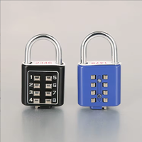 Cadenas à code numérique sans clé en alliage de zinc antivol à 10 chiffres pour armoire de classement, cadenas à 8 chiffres, vente chaude usine