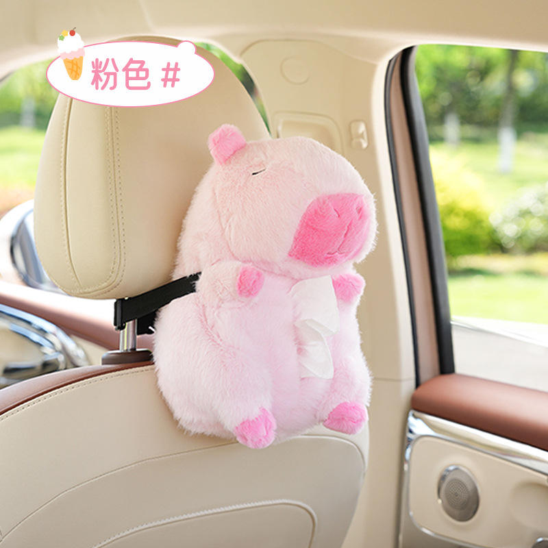 Capi barra caja de pañuelos rosa