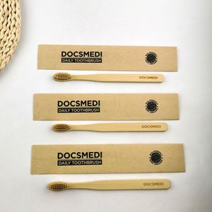 Productos de bambú baratos de alta calidad Cepillo de dientes de <span class=keywords><strong>hotel</strong></span> elegante - Product Image 2