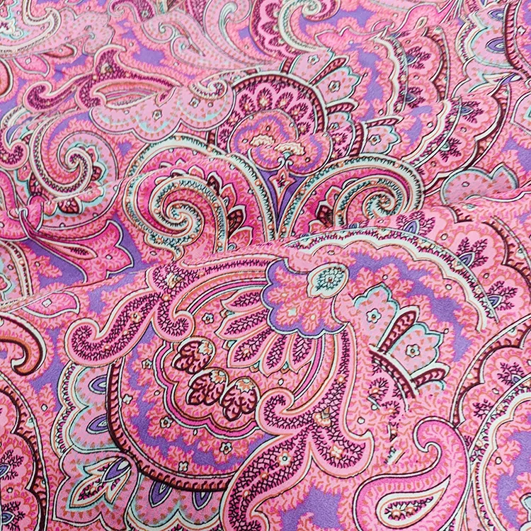 Tissu en coton pur imprimé personnalisé, Paisley imprimé, autre tissu en coton avec motif de cajou