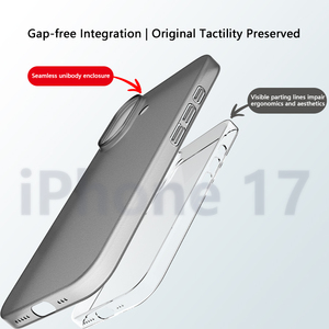 Twinscase điện thoại Bìa Điện thoại di động Trường hợp đối với <span class=keywords><strong>iPhone</strong></span> 17 trong suốt rõ ràng thăng hoa số lượng lớn điện thoại trường hợp sang trọng 2025 tùy chỉnh bán buôn - Product Image 2