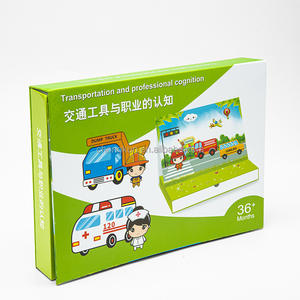 Nouveau <span class=keywords><strong>livre</strong></span> magnétique enfants jouets éducatifs Puzzle animaux Puzzles jouets avec carte jeux éducatifs - Product Image 3