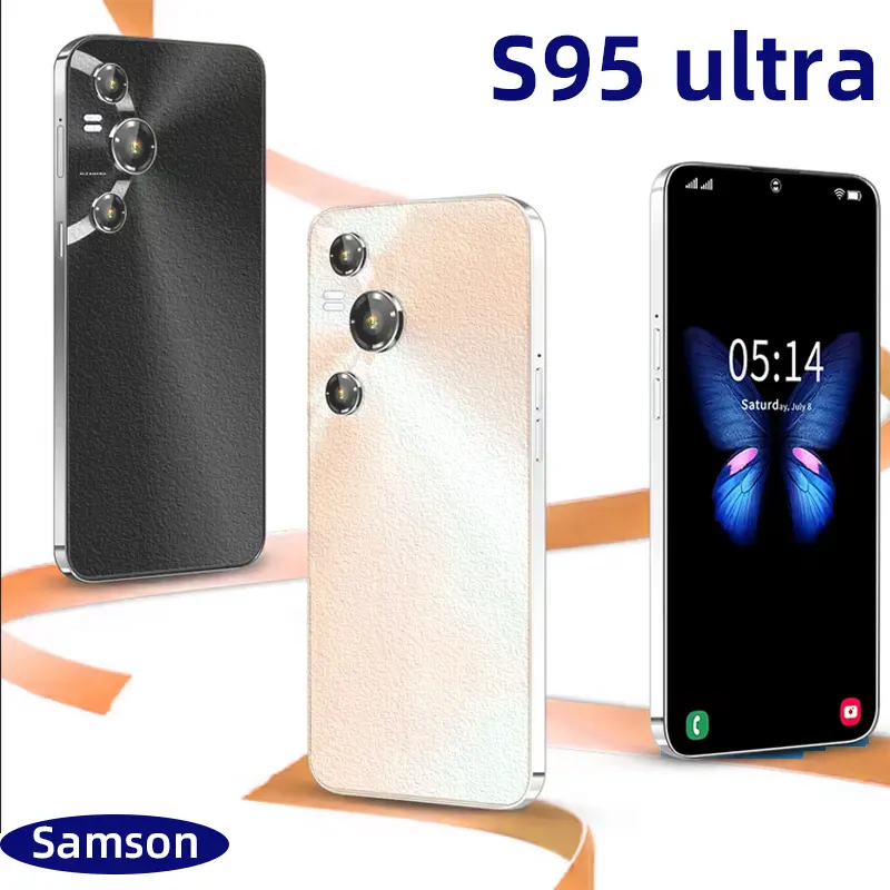 Original SS95 ultra 16G+1T Mobile Phones 5g phon 6.8 Inch Android 13 dual sim Cellphone Unlocked Phones