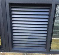 As2047 Australie Volets et persiennes en aluminium Patios Cours Balcons Fenêtres à persiennes en aluminium