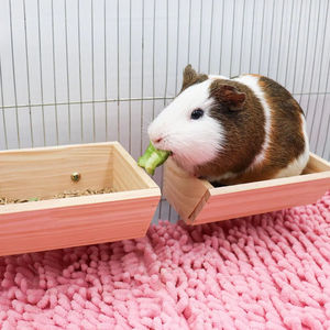 Caja de alimentación de conejo de madera ajustable para hámsteres, cobayas, chinchillas, otras mascotas pequeñas, cuenco colgante para conejo para alimentación - Product Image 5