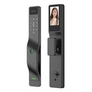Nouvelle serrure de porte intelligente Dsymnbol Tuya 2025 avec reconnaissance biométrique, carte RFID, application Wi-Fi et combinaison de reconnaissance faciale 3D et empreintes digitales - Product Image 4
