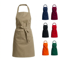 Tablier de travail professionnel avec lien extra long pour cuisine, restaurant, café, personnel de service, coiffeur, salon, barbier, peintre