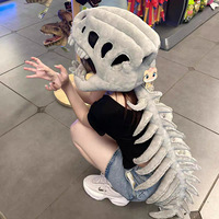 Jouet en peluche dinosaure exosquelette amusant, modèle os de dinosaure, pour le parc, transfrontalier.