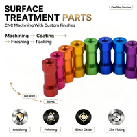 Stud Aluminum 6061 6063 Double-ended Cylindrical Rod Coupling Spacers M3 Anodized Finish High Precision CNC Machining Services