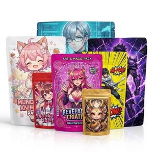 Pochette personnalisée Anime Manga avec fermeture éclair, sac Mylar 3,5g pour cartes à collectionner, emballage de snacks et bonbons, fournitures Kawaii <span class=keywords><strong>Otaku</strong></span> - Product Image 1