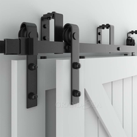 Porte de grange de haute qualité pour ferme, style bois massif, porte de grange suspendue de haute qualité pour la séparation des chambres et salons