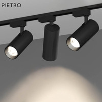 Lumière d'intérieur Rotation réglable Projecteur Cob Commercial 10W 20W 30W Système d'éclairage sur rail Projecteur sur rail Led Track Lights