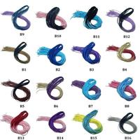 Extensions de cheveux synthétiques en micro tresses Zizi en gros, tissage simple, emballage personnalisable, cheveux fins