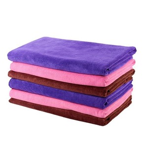 Serviettes de bain en microfibre 120cm X 190cm marron absorbantes et à séchage rapide pour salon de beauté et linge de lit - Product Image 4