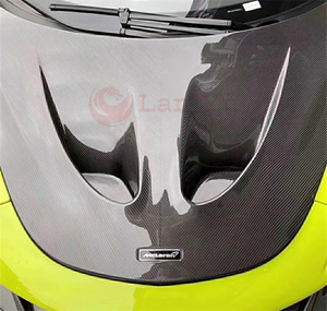 P Style Dry Carbon Fiber <strong>Engine</strong> Bonnet 2015-2018 for Mclaren 570GT 570S 540C Hood - Product Image 6