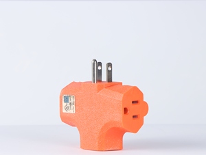Adattatore Multipresa a 3 Vie 125V 15A, Sdoppiatore a 3 Poli a T per Prese a Muro, Estensore di <span class=keywords><strong>Presa</strong></span> a 3 Poli <span class=keywords><strong>con</strong></span> Messa a Terra - Product Image 3