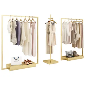 Fashion Creativity Floor Type Display Rack Of Clothing Store Factory price