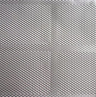 Panneau en treillis métallique diamanté extensible en acier inoxydable léger, fourni par l'usine, découpe sur mesure pour faux-plafonds suspendus
