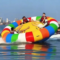 Bouées gonflables rotatives pour 6 à 8 personnes, tubes flottants en PVC pour la location de sports nautiques en mer et sur la plage