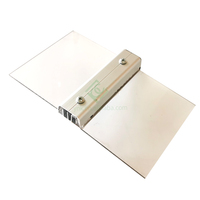 Panneau creux en forme de U de connexion de feuille de polycarbonate de 8mm avec enduit UV